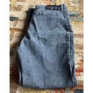 Valentino Jeans Men's Blue Denim Straight Leg Pants Size 34 Fit 32X31
